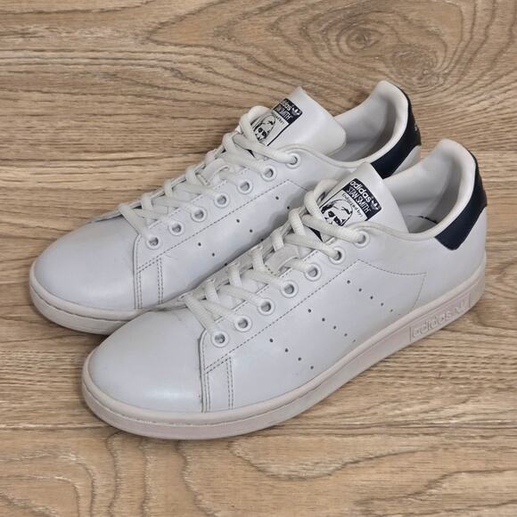 Adidas Stan Smith Originals Core White Sneakers Athletic Shoes Mens Size US 9 - Picture 1 of 9